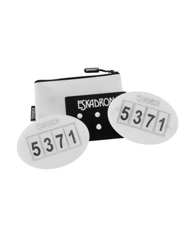 Eskadron Basic START NUMBERS Set Quick-PIN 4 white without