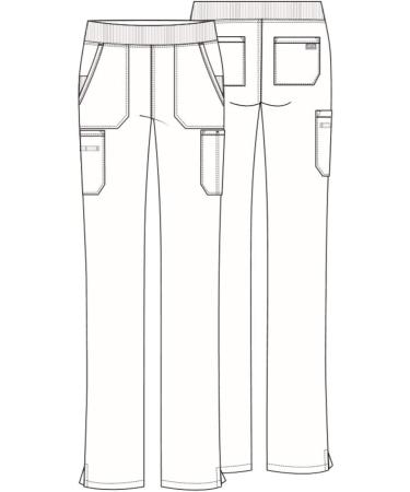 Women's Workwear Originals Pull-On Scrub Pants with Rib-Knit Trim - Large Navy | WW210 - Buy Online on GoSupps.com