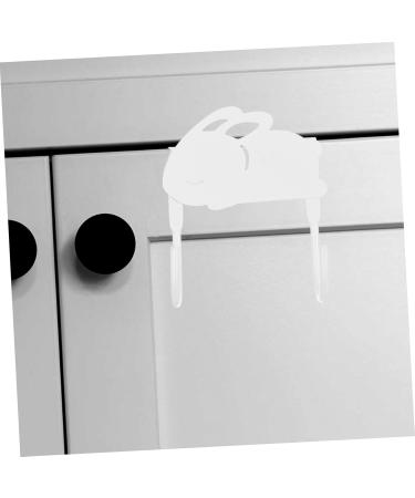 DOITOOL 2pcs Cute Rabbit Hook Coat Rack Clothes Hangers Hooks Spray Paint Door Hanger Hook Bags Door Hook - Buy Online on GoSupps.com