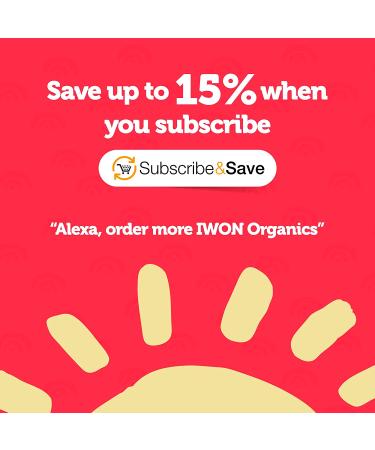 IWON Organics Snack Variety Pack - 8 Organic Protein Puffs & Snack Stix, Healthy High Protein Snacks, 1.5 oz - Buy Online on GoSupps.com