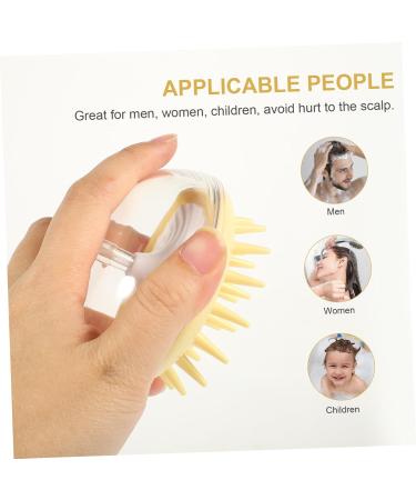 Beavorty 6-Pack Shampoo Brush - Silicone Scalp Massager & Hand Massager for Men - Ultimate Hair Care & Relaxation Tool - Buy Online on GoSupps.com