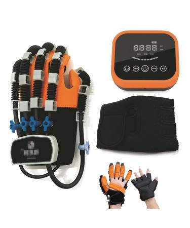 Rehabilitation Robot Gloves Single Finger Training and Mirror Mode Smart Chargeable Finger Training Rehab Orthotics Rehabilitation Gloves Left hand-L