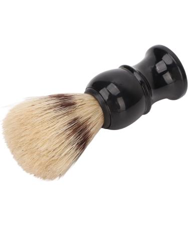 Deosdum Portable Beard Brush for Men - Black Curved Handle Foaming Cleaning Brush for Home & Travel - Buy Online on GoSupps.com