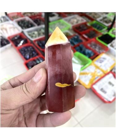 Fopure Natural Mocite Crystal Rod & Quartz Stone Gift | Reiki Home Decoration | Lucky Stones for Family - Buy Online on GoSupps.com