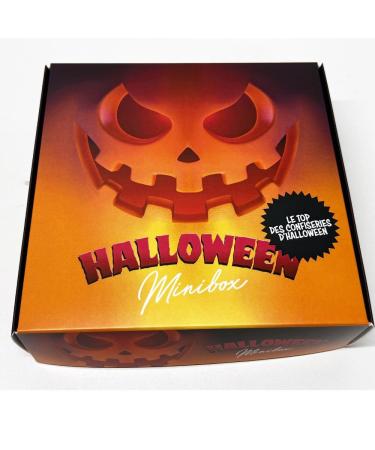 Box de Bonbons Halloween Assortiment de Friandises Effrayantes pour Petits et Grands Bo te Cadeau Th matique avec Sucettes Bonbons Chewing-gums Id ale pour Soir e ou D co Halloween 285g