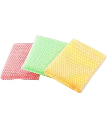 Kitchen sponges 3 Pcs Kitchen Scouring Sponge Cleaning Pads - Buy Online on GoSupps.com