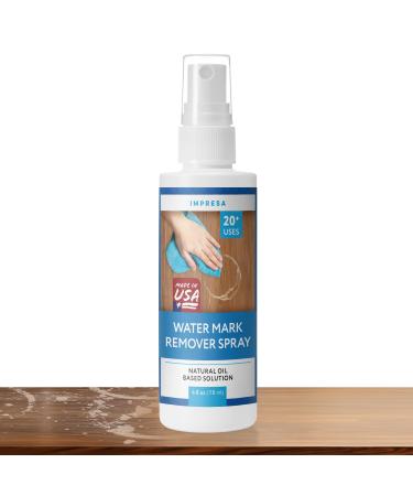 IMPRESA Water Mark Remover Wood Cleaner Spray - Restore & Protect with Water Stain Remover for Wood - Water Ring Remover for Wood Furniture - Wood Furniture Cleaner & Watermark Remover for Wood - 4oz
