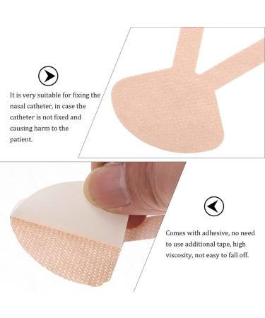 EXCEART 5Pcs Nasal Feeding Tube Adhesive Tape | Stomach Tube Fixation Device & Nasal Tube Fastener | Medical Patient Adhesive Bandages Shop Now! - Buy Online on GoSupps.com