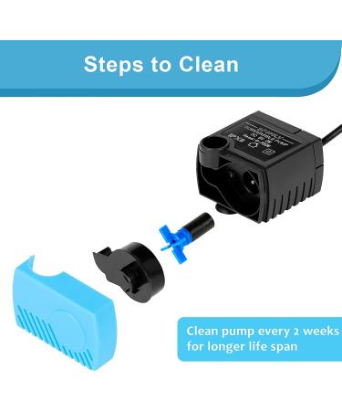 VinDox SP-400LV USB Replacement Pump for Pet Drinking Fountains - Compatible with PetSafe Drinkwell Ceramic, Stainless Steel, and 360 Dispensers - Buy Online on GoSupps.com
