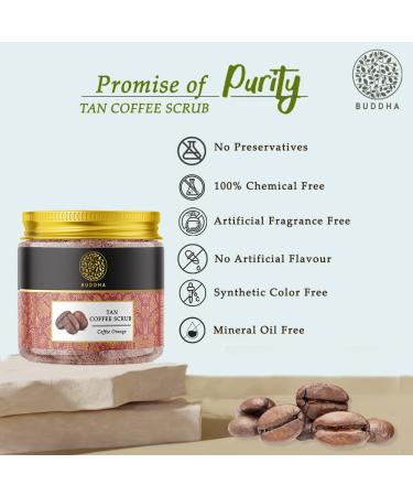 Tan Coffee Scrub (100g) - 100% Ayurvedic Exfoliator for Sun Tanning & Soft Skin | Moisturizing Natural Skincare - Buy Online on GoSupps.com