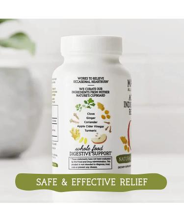 Matys Acid & Indigestion Relief Capsules | All Natural Heartburn Relief with Ginger & Turmeric | 60 Count (30 Servings) | Safe & Effective Formula - Buy Online on GoSupps.com
