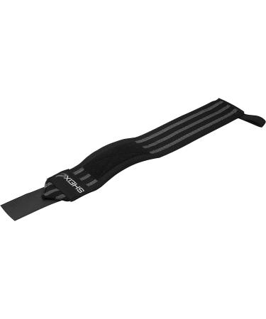 SHEIX Weightlifting Wrist Wraps for Men & Women - 18 Support Straps for Deadlift, Bench Press, Crossfit & Powerlifting - Grey - Buy Online on GoSupps.com