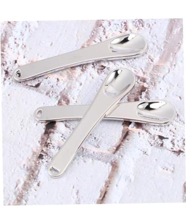Ipetboom Spatules Maquillage En M tal Lot De 10 Petites Applicateurs De Cr me Yeux En Alliage Argent Pour Maquillage Visage Usage Familial Institut De Beaut 6.00X1.20X0.20CM argent - Buy Online on GoSupps.com