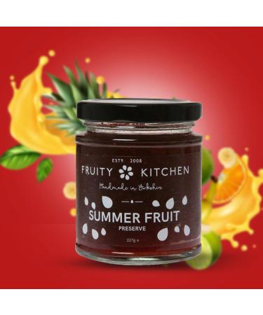 Fruity Kitchen Jams Marmalades Pick N Mix - Choose From 10 Flavours | Summer Fruit Preserve Raspberry Blackcurant Raspberry Seville Orange & Redcurrant - Pack of 5 - Buy Online on GoSupps.com