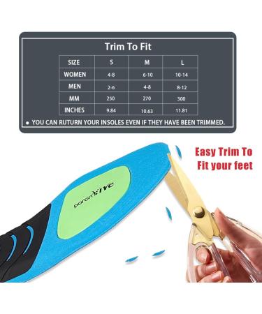 Sushn3D Plantar Fasciitis Insoles | Arch Support Orthotic Inserts | Shock Absorption Running Insoles | XS Size Men 2-6 Women 4-8 - Buy Online on GoSupps.com