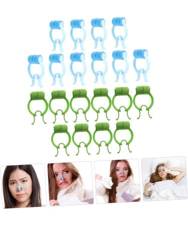 20pcs Nose Straightener Clips for Lung Correction and Nasal Exercises - Blue/Green - Buy Online on GoSupps.com
