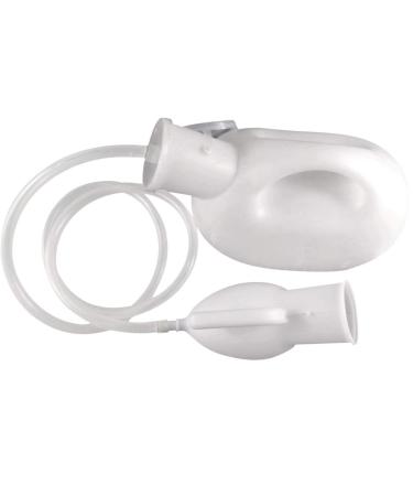 2000mL Male Urinal Pee Bottles - Portable Men Urinal Potty | Lightweight Chamber Pot for Home Travel White + Tube