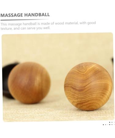 Ultechnovo 4-Piece Wooden Massage Ball Set - Thai Massage Device for Seniors - Perfect for Therapy and Exercise - Buy Online on GoSupps.com
