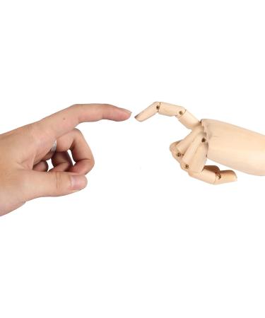 Wooden Articulated Left/Right Hand Figure Manikin Set for Drawing, Sketching, Painting - Fashionclubs - Buy Online on GoSupps.com