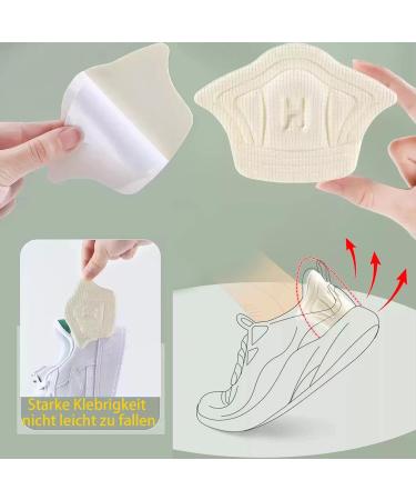 Aitous 12 Pairs Self-Adhesive Heel Cushions | Comfortable Heel Repair Patches for Big Shoes | Unisex (Black & White) - Order Internationally! - Buy Online on GoSupps.com