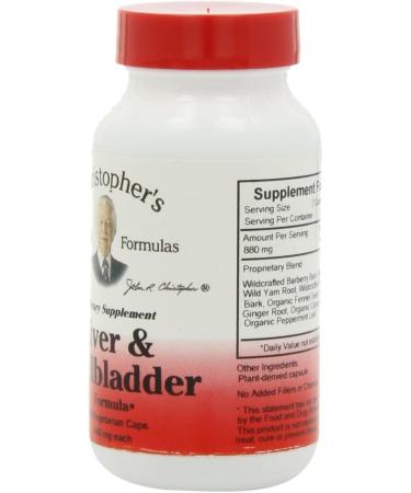 Dr. Christopher's Liver & Gall Bladder Formula Capsules - 100 Count - Buy Online on GoSupps.com