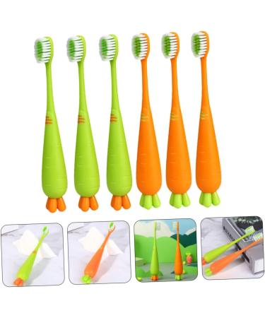 Gleavi 6th Carrot Manual Toothbrush for Kids - Fun Character Design for Toddlers & Babies Ideal for Pets - Buy in Bulk! - Buy Online on GoSupps.com