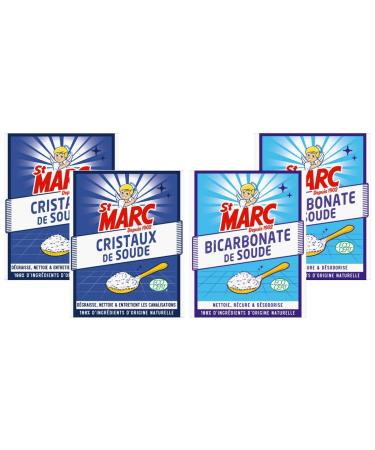 St Marc Starter Pack: Soda Crystal Powders 2 x 680 g + Baking Soda Powders 2 x 680 g