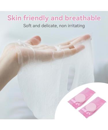 50 Pieces Natural Silk Compressed Face Masks - DIY Reusable Leaf Masks for Skin Care & Beauty - Buy Online on GoSupps.com