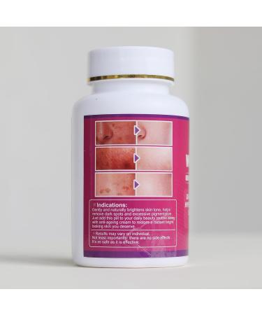 Dapuu L-Glutathione Skin Whitening Pills - 8000mg Skin Lightening Supplement Whitening Antioxidant Anti-Aging 60 Tablets - Buy Online on GoSupps.com