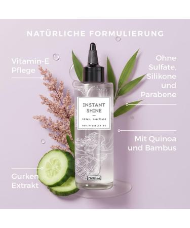 Hans Conzen Kosmetik Piubella INSTANT SHINE for damaged and damaged hair 10 sec Smoothing Water antihair breakage serum 200 ml - Buy Online on GoSupps.com