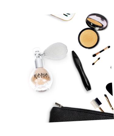 VILLCASE Makeup Glitter Spray - 1pc Plastic Body Glitter Tool - Highlight Spray for Glamorous Looks - 7x5.5cm Ivory - International Shipping Available - Buy Online on GoSupps.com
