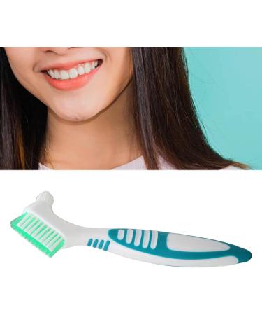 Denture Brush with Multi-Layered Soft Bristles - Effective Plaque & Bacteria Removal - Prevent Dental Calculus - Safe & Nontoxic Dental Cleaner - Buy Online on GoSupps.com