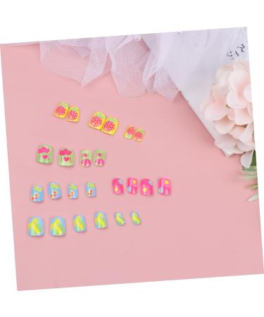 POPETPOP 1 Set Kids False Nail Kids Art Fake Nail Cartoon Sticker Child - Buy Online on GoSupps.com