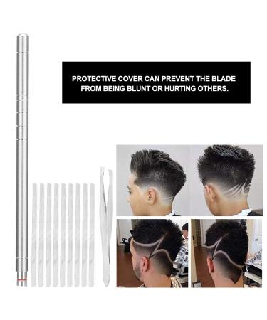 Professional Shaving Pen Kit - Stainless Steel Hair Engraving Tool for DIY Beard & Eyebrow Styling - Buy Online on GoSupps.com