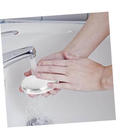 Angoily Stainless Steel Bar Soap Stainless Steel Soap Odor Remover Soap Hand Soap - Buy Online on GoSupps.com