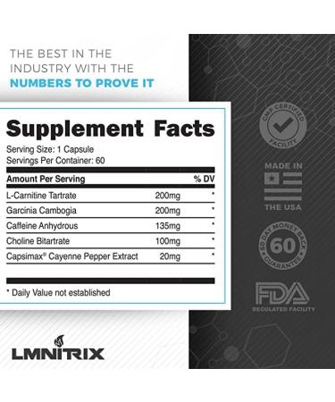 LMNITRIX MELT Thermogenic Pills 60ct - Energy Supplement for Men & Women - Buy Online on GoSupps.com