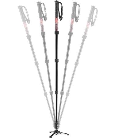 Manfrotto Element MII Video Aluminium Fluid Monopod  Slim and Lightweight  Loads up to 16kg  Foldable Fluid Base  4 Sections  Twist Locks  for mirrorless and DSLR Cameras ELMI 4 SEC - Buy Online on GoSupps.com