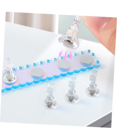 FRCOLOR 1 Set Nail Practice Bracket Nail Display Stand Training Nail Rack Magnetic Holder Nail Tools Magnetic Nail Practice Holder Nail Polish Holder Nail Holders for Nail Painting Base - Buy Online on GoSupps.com