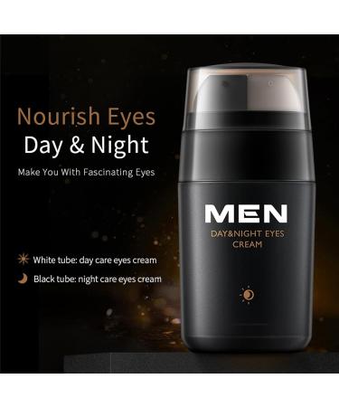 Day & Night Men's Eye Cream - Anti-Aging Dark Circle Treatment for Wrinkles & Bags - Youthful Skin Solution - Buy Online on GoSupps.com