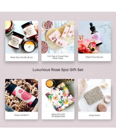 ZAAINA Premium Rose Spa Gift Set for Women - Mother's Day & Birthday Gift - Natural and Clean Luxury Care Package for Relaxation and Pampering - Ideal for Mom, Best Friend, Sister or Wife - Buy Online on GoSupps.com