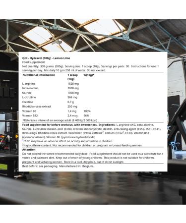 QNT FID63632 HydraVol 300 G Mas0021 Lemon Lime - Buy Online on GoSupps.com