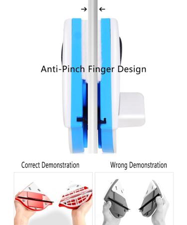 Upgrade Magnetic Window Cleaner Sofenthiss Window Cleaner Sofenthiss Window Sill Cleaner Window Cleaner Magnetic Double Sided Magnetic Window Cleaner Design Blue 3-8mm - Buy Online on GoSupps.com