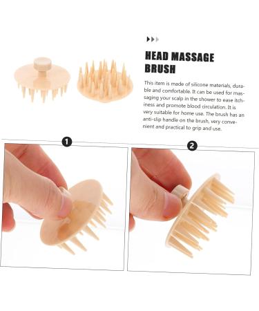 Magiclulu Silicone Shampoo Brush Set - 4-Piece Scalp Massager & Hair Washer for Men and Women - Double Purpose Shower Accessory - Buy Online on GoSupps.com