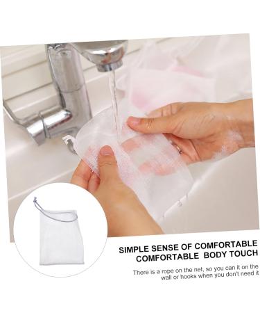 OHPHCALL 80 Pcs Soap Bag Soap Net Foaming Mesh Gloves Soap Bags Mesh Exfoliating Mesh Soap Saver Bag Nylon 12x9.5cmx2pcs Random Colorx2pcs - Buy Online on GoSupps.com