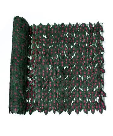 Artificial Ivy Privacy Fence Screen Artificial Hedges Fence Artificial Privacy Fence Vine Privacy Fence Wall Screen for Outdoor Indoor Garden Fence Backyard 110(Color: Size:150x500cm) ()
