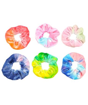 Valiclud 6-Piece Rainbow Hair Tie Set - Soft Elastic Scrunchies for Women & Girls - Colorful Bobbles & Hair Accessories - Buy Online on GoSupps.com