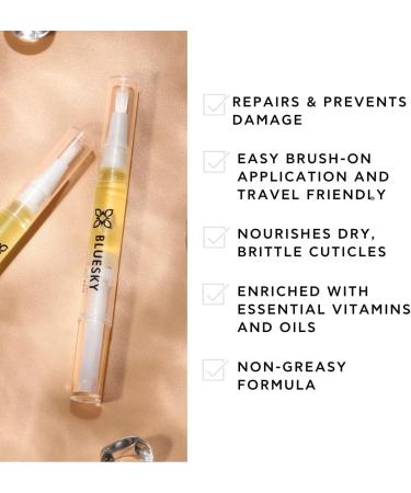 BLUESKY CUTICLE OIL PEN Huile pour cuticules pour ongles huile pour cuticules pour ongles l'amande douce nourrissante  - Buy Online on GoSupps.com