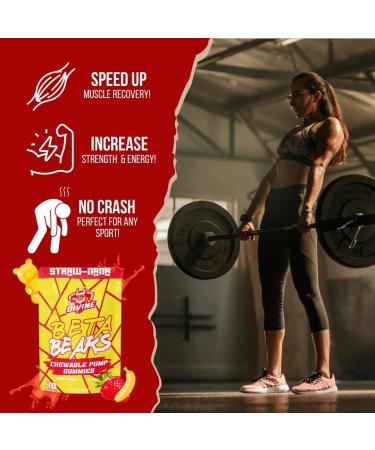Best Tasting Pump Gummies for Men & Women | Intense Endurance & Strength | Stackable Pre Workout | 40 Gummies 10 Servings - Buy Online on GoSupps.com