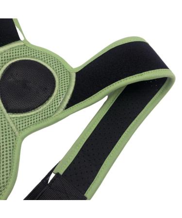 GOTOTOP Adjustable Upper Back Brace Support - Hemp Fiber Posture Corrector for Neck Back & Shoulder Pain Relief - Black - Buy Online on GoSupps.com