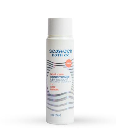 Seaweed Bath Co. Heat Care Conditioner Lime Papaya Scent 12 Ounce Sustainably Harvested Seaweed Sea Buckthorn Kakadu Plum For Heat Damaged Hair